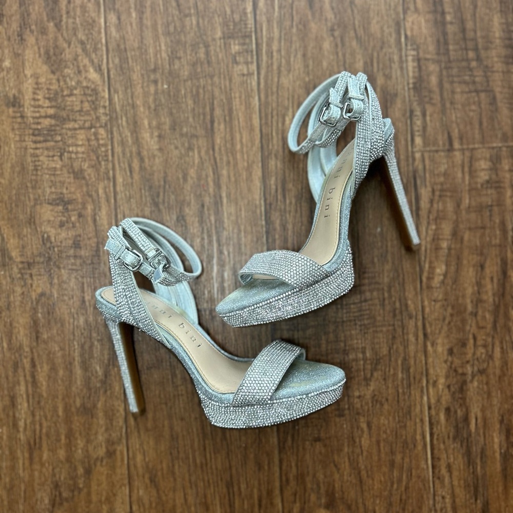 Gianni Bini Silver High Heel